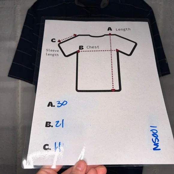 Under Armour Polo Shirt Mens Large Navy Blue Excellent Pink Ribbon Striped - Picture 7 of 7